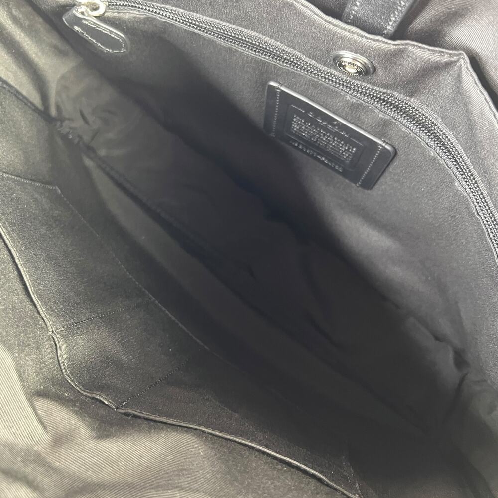 Coach Perry Slim Briefcase in Herringbone Canvas - Picture 8 of 14